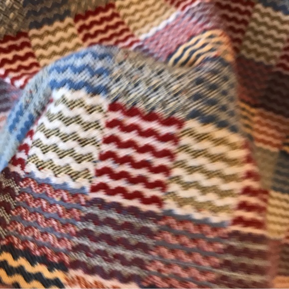 Madewell Checked Jacquard Setlist Boxy Tee, Size XL - Picture 5 of 9